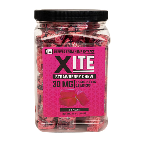 Xite Strawberry Chews (70ct Display)