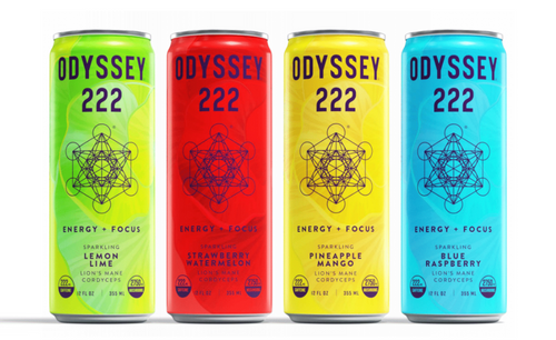 Odyssey 222 Energy + Mushroom Elixirs (12pk)