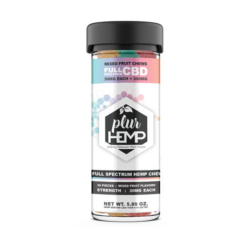 plurHEMP Full Spectrum CBD Gummies - Mixed Fruit (900mg)