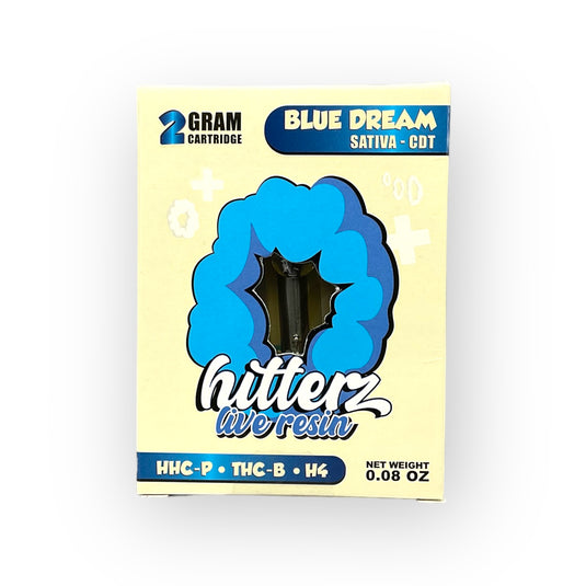 Hitterz Live Resin 2g Cartridge - Blue Dream