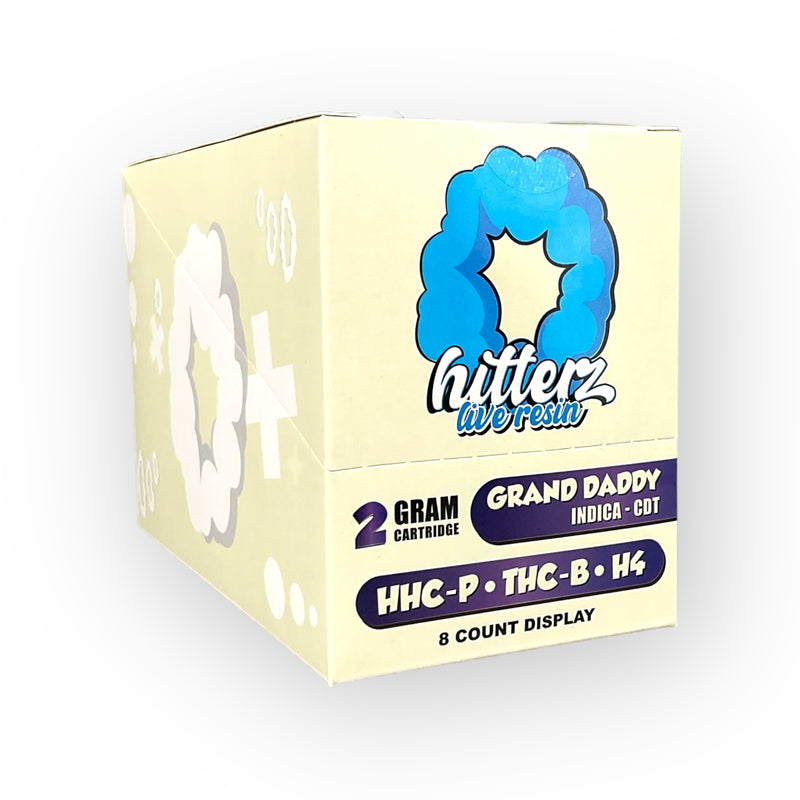 Load image into Gallery viewer, Hitterz Live Resin 2g Cartridge - Grand Daddy Purp
